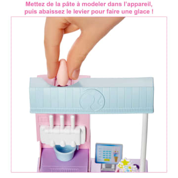 Barbie - Coffret Marchande De Glace - Poupée Mannequin - Dès 4 Ans - Imagen 2 de 6