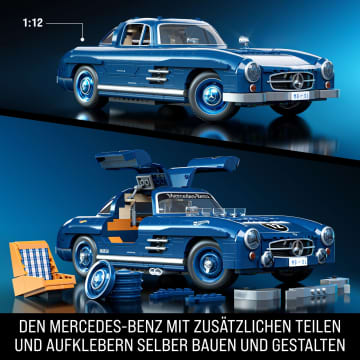 Mattel Brick Shop Hot Wheels Mercedes-Benz 300 Sl Bauset (1600 Teile), Für Sammler - Image 3 of 6