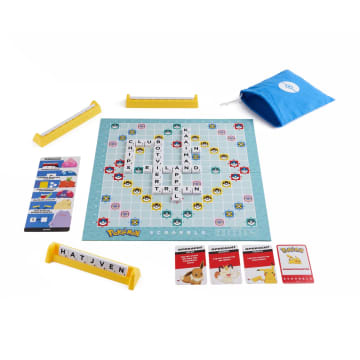 Scrabble Pokémon Bordspel, Klassiek Woordspel Voor Families Met Twee Manieren Om Te Spelen Voor 2-4 Spelers, Nederlandse Editie - Image 2 of 5