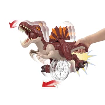 Fisher-Price Imaginext „Jurassic World: Die Wiedergeburt“ Sprintender Spinosaurus, Dinosaurier-Spielzeug, Das Nach Vorne Springen Und Zuschnappen Kann - Bild 3 von 6