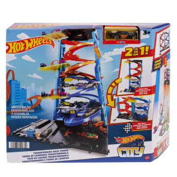 Hot Wheels City Transforming Race Tower Playset, Track Set With 1 Toy Car - Image 6 of 6