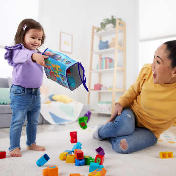 Çocuklar Için Mega Bloks Fisher-Price Alfabeli Blok Çantası (30 Parçalı) Ve Yeniden Kullanılabilen Saklama Çantası - Image 5 of 6