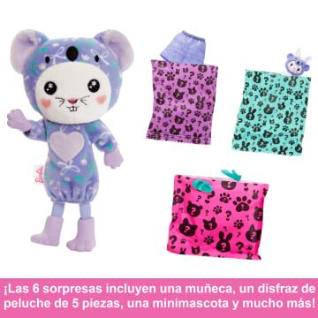 Muñeca Chelsea Pequeña Y Accesorios De La Colección Barbie Cutie Reveal Con Temática De Disfraces, Conejito Disfrazado De Koala - Image 3 of 6