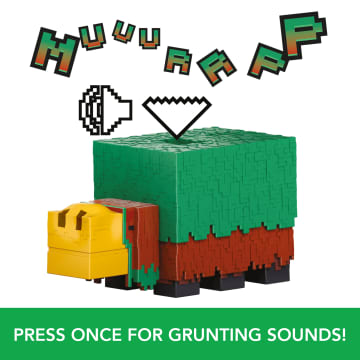 Minecraft Sniffer Action Figure, 3.25-In Scale & Game-Accurate Sounds - Image 4 of 6