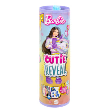 Barbie Cutie Reveal Zebra, Pop En Accessoires, Color Dream Serie Met 10 Verrassingen - Image 6 of 6