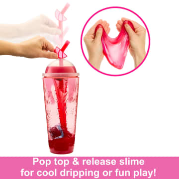 Barbie Pop Reveal Fruit Series Watermelon Crush Doll, 8 Surprises Include Pet, Slime, Scent & Color Change - Image 6 of 6