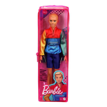 Barbie Ken Fashionistas Puppe in Blockfarben Jacke, Anziehpuppe - Image 6 of 6