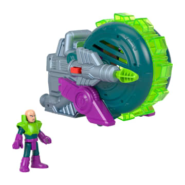 Imaginext Dc Super Friends Lex Luthor Veicolo Lama Rotante, Set Con Personaggio E Veicolo, Per Bambini In Età Prescolare - Image 1 of 5