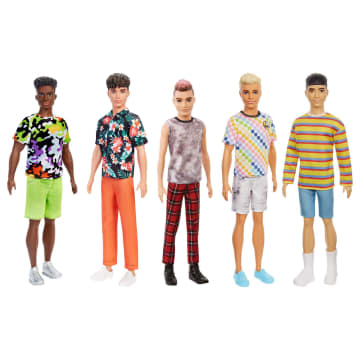 Barbie Ken Fashionistas Fashion Dolls with Trendy Clothes and Accessories - Image 2 of 18