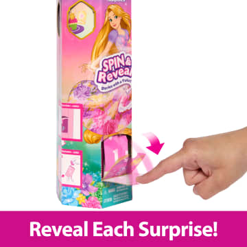 Disney Princess Spin & Reveal Rapunzel Fashion Doll & Accessories With 11 Surprises - Image 4 of 6