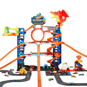 Hot Wheels City Ultimate Garage Playset with 2 Die-Cast Cars - Image 1 of 7