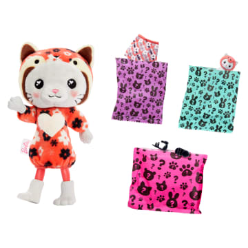 Barbie Cutie Reveal, Serie Met Kostuumthema, Chelsea, Kleine Pop En Accessoires, Kitten Als Rode Panda - Imagen 3 de 5