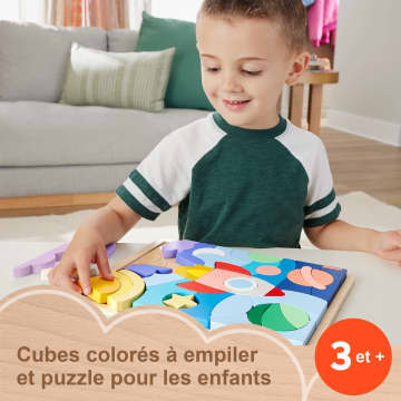 Fisher-Price - Puzzle en Bois L’Espace - Puzzle 42 pièces pour les petits - Image 2 of 6