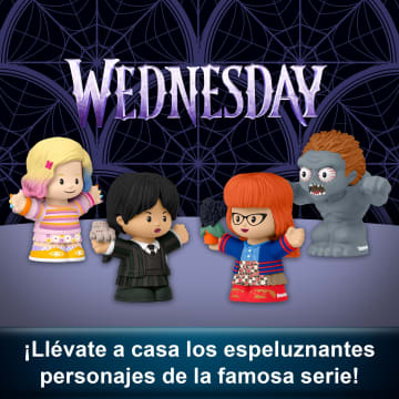 Conjunto De Edición Especial De Miércoles De Little People Collector Para Adultos Y Fans, 4 Figuras - Image 2 of 6