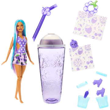 Barbie Pop Reveal Serie Frutta Bambola Con 8 Sorprese Tra Cui Cucciolo, Slime, Profumo Ed Effetto Cambia Colore - Image 4 of 9