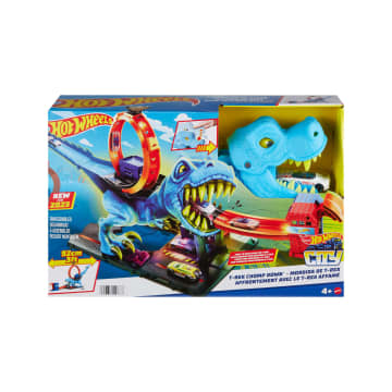 Hot Wheels City T-Rex Loop And Stunt Playset, Track Set With 1 Toy Car - Image 6 of 7