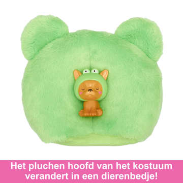 Barbie Cutie Reveal Pop En Accessoires, Met Kostuumthema En 10 Verrassingen, Puppy Als Kikker - Image 5 of 6