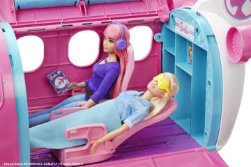 Barbie Dreamplane Airplane Playset With Puppy And Snack Cart, 15+ Accessories - Image 5 of 6