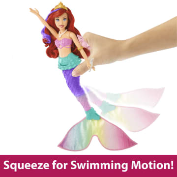 Disney Princess Toys, Ariel Swimming Mermaid Doll - Image 5 of 6