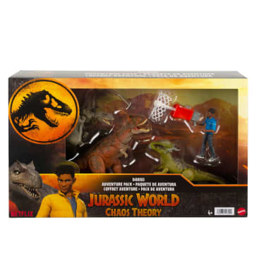 Pack De Historia De Figura De Acción De Darius De Jurassic World: Teoría Del Caos Y 3 Dinosaurios - Image 6 of 6