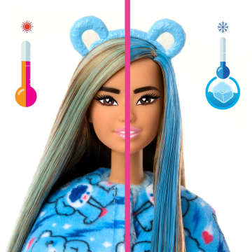 Barbie Cutie Reveal Troetelbeertjes Serie, Pop En Accessoires Met Pluchen Brombeertjespak, 10 Verrassingen - Image 3 of 6
