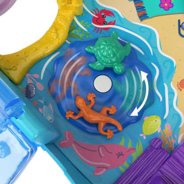Polly Pocket Karavan Macerası Oyun Seti, Mikro Bebekler, Dönüştürülebilir Karavan, Evcil Hayvanlar Ve Oyuncak Araba - Image 4 of 6