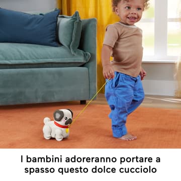 Fisher-Price Fp Pets Carlino Cammina Con Me, Giocattolo Trainabile Per Neonati E Bambini Con Movimento E Suoni - Image 4 of 6