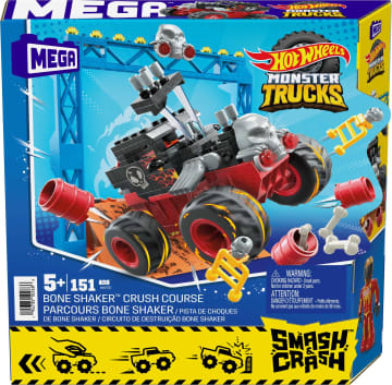 MEGA Hot Wheels Bone Shaker Salti Estremi Set Da Costruzione Monster Truck (151 Pezzi) - Image 6 of 7