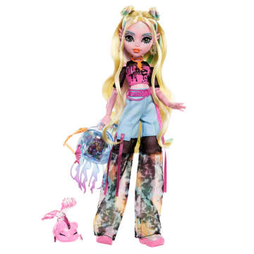 Monster High Lagoona Blue, Modepop Met Dierenvriendje Neptuna En Accessoires - Image 1 of 6