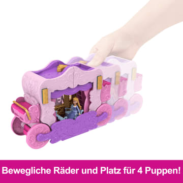 Disney Prinzessin Verwandlungs-Spielset Kutsche Zu Schloss Mit Kleiner Aurora Puppe - Image 2 of 4