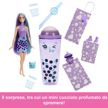 Barbie Pop Reveal Serie Bubble Tea, Bambola E Accessori, Set Con Bambola Taro Milk Profumata Alla Moda - Image 5 of 6