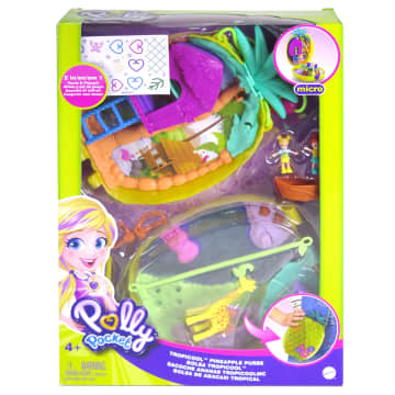Polly Pocket Çanta Olabilen Micro Oyun Setleri, Polly & Lila Ananas Temalı, Gkj64 - Image 6 of 6