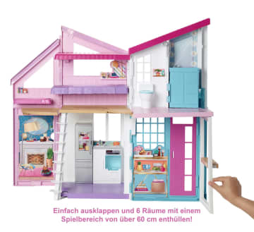 Barbie Malibu Haus, Puppenhaus, Barbie Stadthaus Mit Zubehör - Image 3 of 6