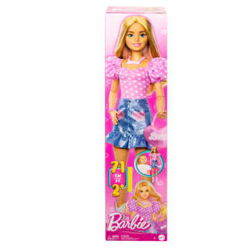 Barbie Modepop Van 71 Cm Met Kleding Die Aan En Uit Kan En Accessoires, Ketting En Tas - Image 6 of 6
