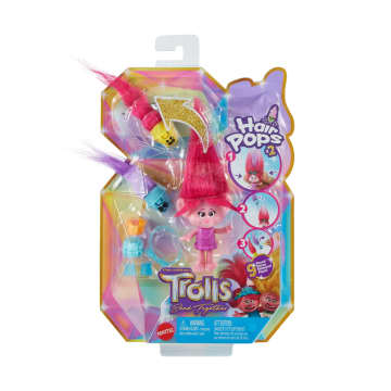 Dreamworks Trolls Band Together Hair Pops™ Queen Poppy Small Doll & Accessories, Toys Inspired By The Movie - Image 6 of 6