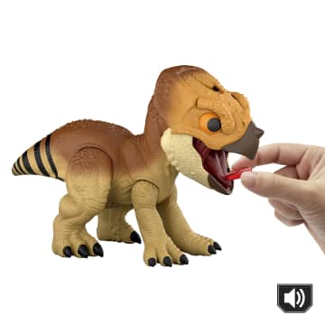 Jurassic World: Die Wiedergeburt Primal Protector Aquilops Dolores Interaktives Dinosaurierspielzeug, Mit Angriffsbewegungen Und Brüllgeräuschen - Image 5 of 6