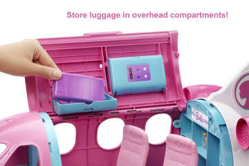 Barbie Dreamplane Airplane Playset With Puppy And Snack Cart, 15+ Accessories - Image 3 of 6