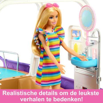 Barbie Boot Met Zwembad En Glijbaan, Droomboot Speelset En Accessoires - Imagen 5 de 6