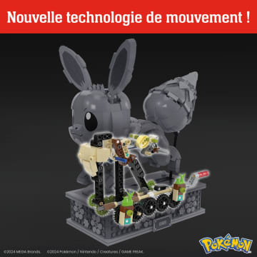 MEGA-Pokémon-Évoli En Mouvement-Coffret De Construction 1 381 Pièces - Image 5 of 6