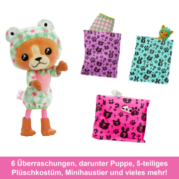 Barbie Cutie Reveal Kostüm-Reihe Kleine Chelsea-Puppe Und Zubehörteile, Hund Als Frosch - Image 3 of 6