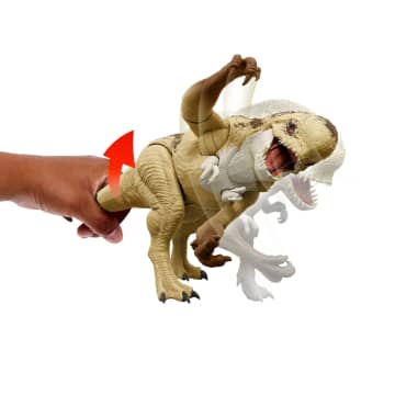 Jurassic World Rebirth Distortus Rex Ruggito Devastante, Dinosauro Da 55,9 Cm Circa Con 2 Attacchi - Image 3 of 6