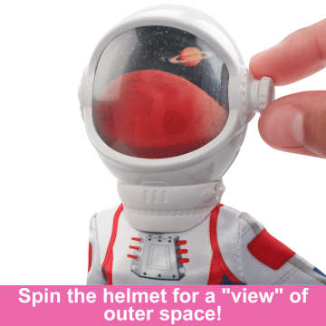 Barbie 65th Anniversary Careers Astronaut Doll & 10 Accessories Including Rolling Rover & Space Helmet - Image 5 of 6