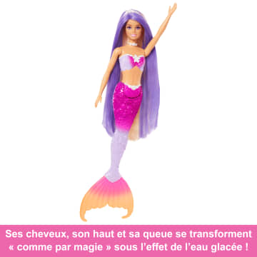 Barbie - Poupée Sirène « Malibu » Couleurs Magiques - Poupée Mannequin - 3 Ans Et + - Image 4 of 6