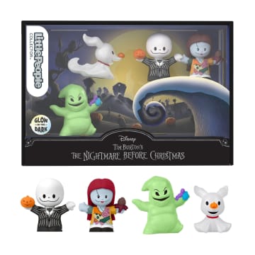 Little People Collector Disney Tim Burton'Dan Noel Gecesi Kabusu Seti, 4 Figür - Imagen 1 de 5
