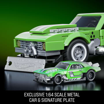 Mattel Brick Shop Hot Wheels Custom ’68 Camaro Building Toy Kit (289 Pieces), For Collectors - Bild 5 von 6