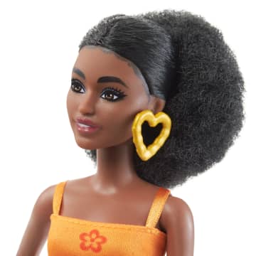 Barbie-Puppe, Lockige Schwarze Haare Und Zierlicher Körperbau, Barbie Fashionistas - Image 3 of 6