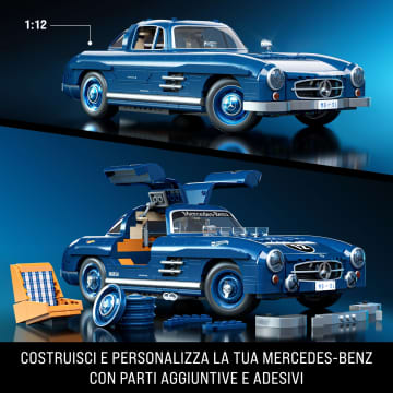 MEGA Hot Wheels Kit Da Costruzione Mercedes-Benz 300 Sl (1500 Pezzi) Per Collezionisti - Image 3 of 6