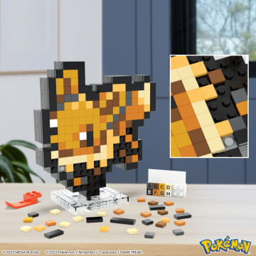 Mega Pokemon Pixel Art Evee - Image 2 of 6