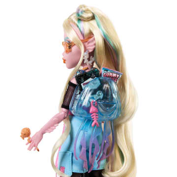 Muñeca De Lagoona Blue De Monster High Con Mascota Neptuna Y Accesorios - Imagen 5 de 6