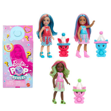 Kokulu Ve Renk Değişimi Özellikli Barbie Chelsea Pop Reveal Shakes Serisi Bebek (Stiller Çeşitlilik Gösterebilir) - Image 3 of 6